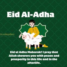 Eid Ul Adha Mubarak! I Pray That Allah Showers You With Peace And Prosperity In This Life And In The Afterlife.